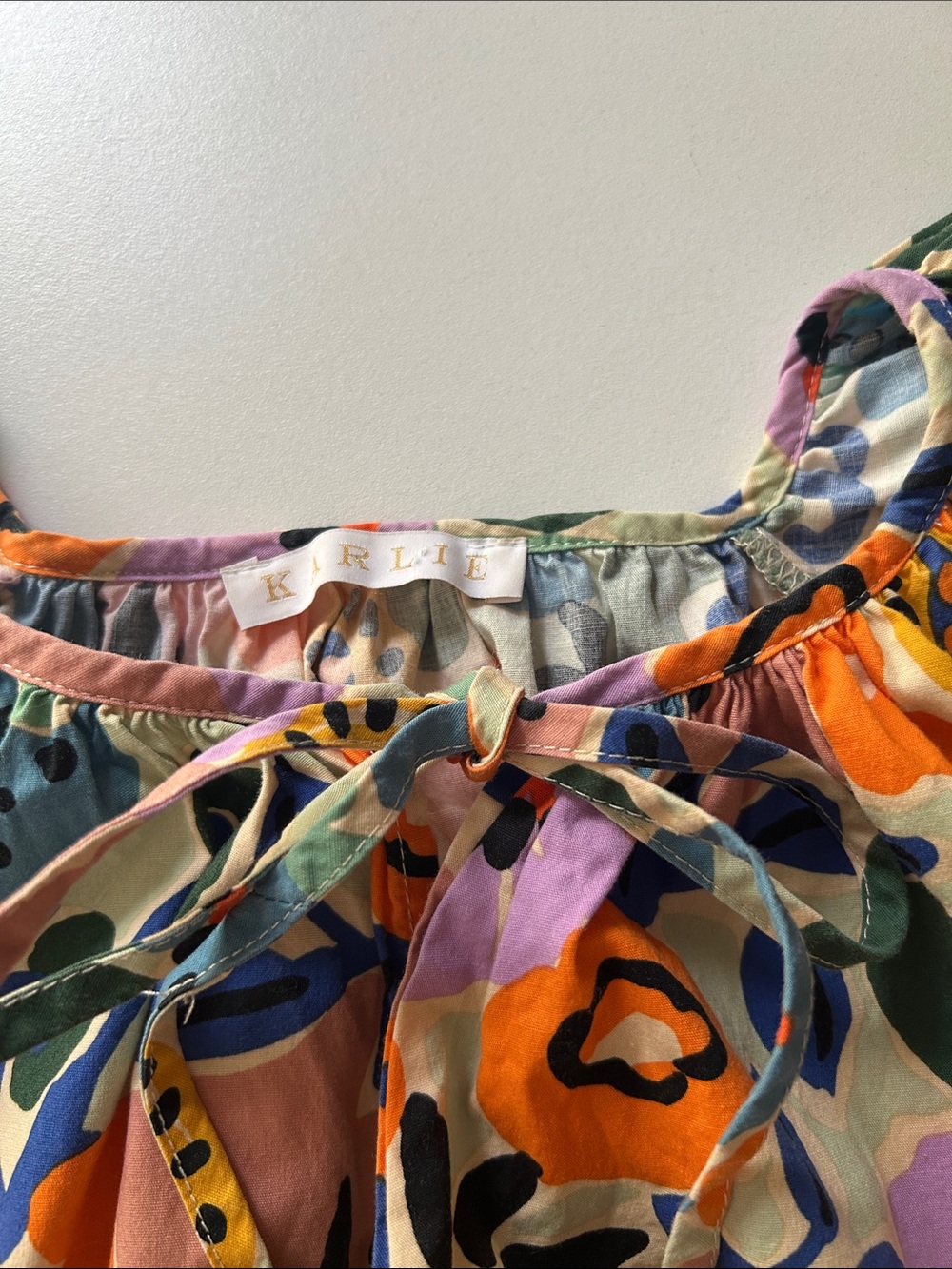 Karlie Floral Poplin Garden dress large - Picture 4 of 6